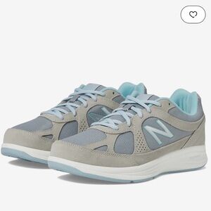 New Balance 877 Walking Shoes Women's 11 Narrow Gray Blue Sneakers WW877SB
